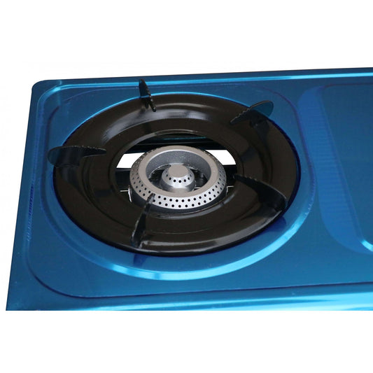 Aragaz Inox cu 2 Arzatoare GPL si Aprindere Electronica - Compact si Eficient