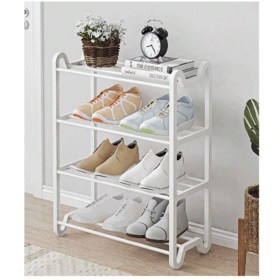 Raft organizator incaltaminte 4 etajere - Suport pantofi depozitare economisire spatiu