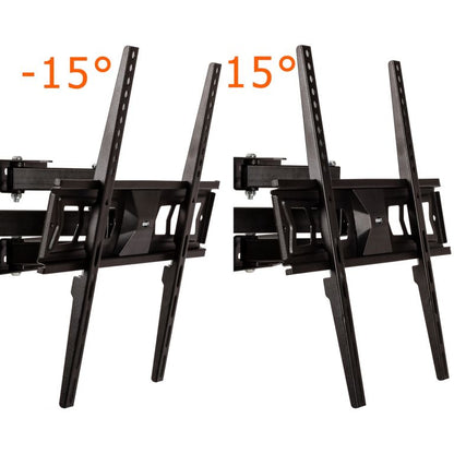 Suport TV de perete 26-65, Reglabil, Negru vesa 400x400mm
