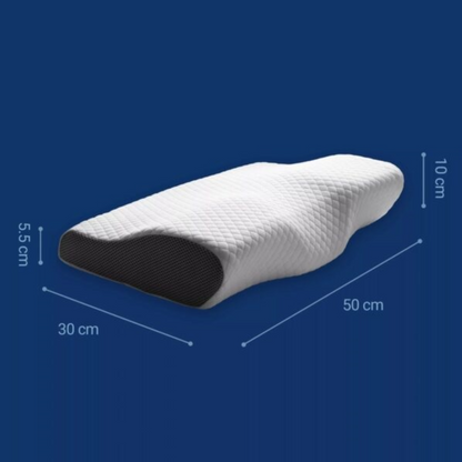 Perna Ergonomica din Spuma cu Memorie - Design in Unda pentru Gat si Cap