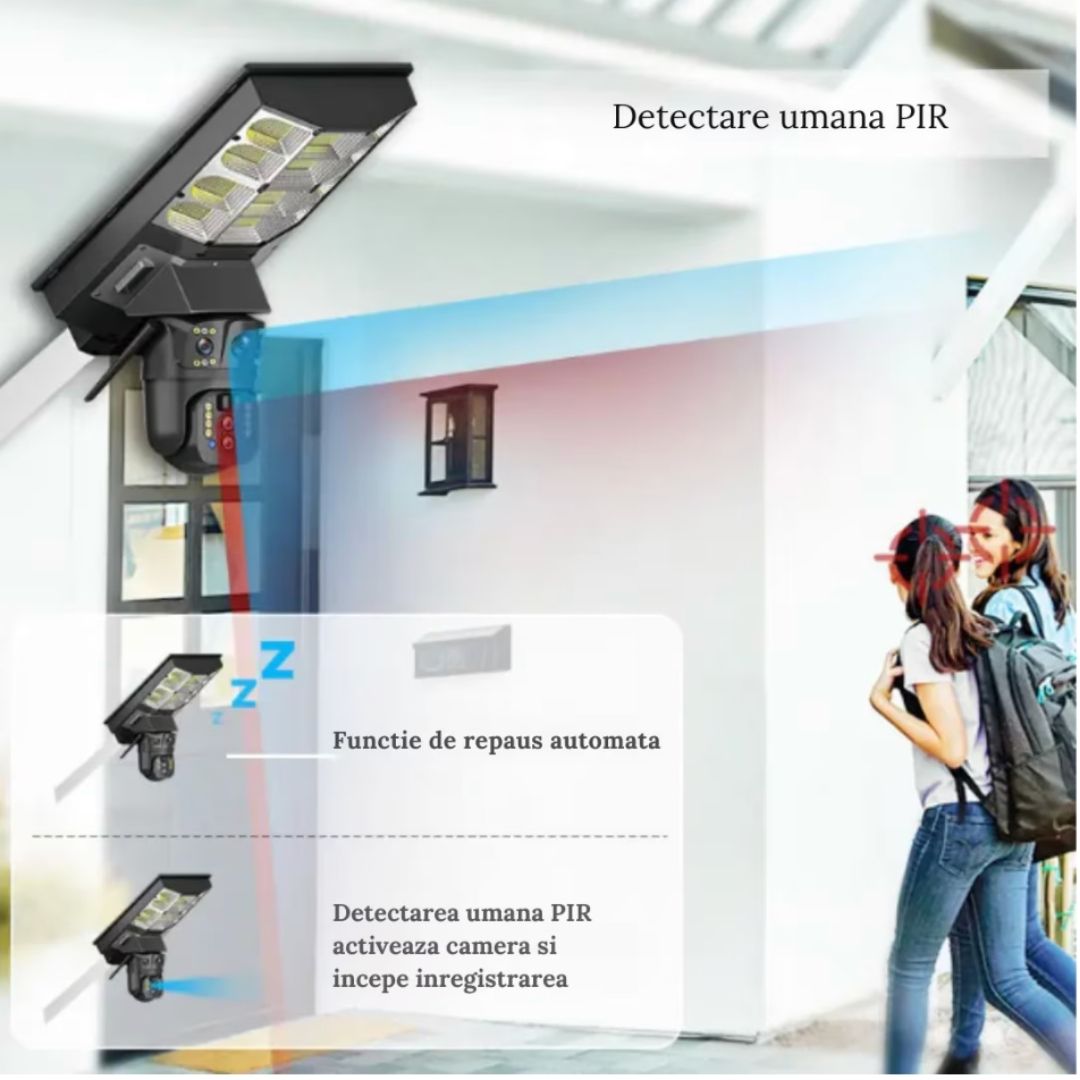 LAMPA SOLARA CU CAMERA V1