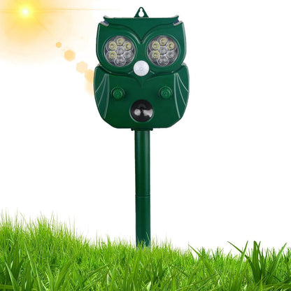 Dispozitiv Solar Anti-Daunatori cu Ultrasunete si LED - Protectie Completa 24/7