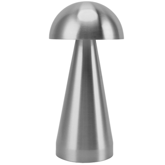 Lampa LED de Masa Design Ciuperca - Control Touch, 3 Culori Reglabile, Finisaj Metalic
