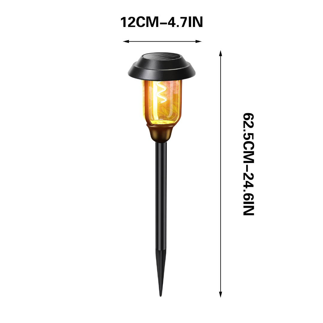 Set 6 Lampi Solare LED Decorative Gradina - Iluminare Ecologica Impermeabila pentru Alei