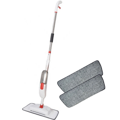 Mop Rotativ cu Galeata 8L si Sistem de Stoarcere - Set Complet cu 2 Rezerve Microfibra