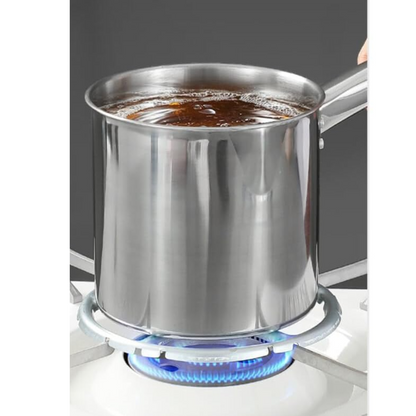 Set 3 Ibrice din Otel Inoxidabil 450ml, 650ml, 900ml - Manere Ergonomice, Compatibile Toate Plitele