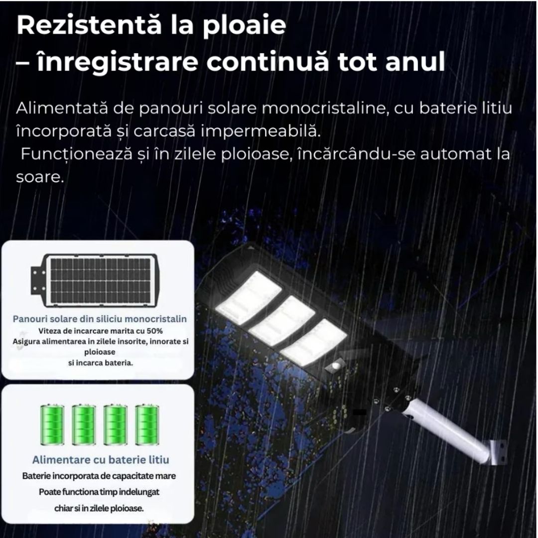 LAMPA SOLARA CU CAMERA V2