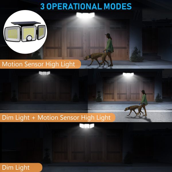 SET 4 LAMPI SOLARE 3 DIRECTII