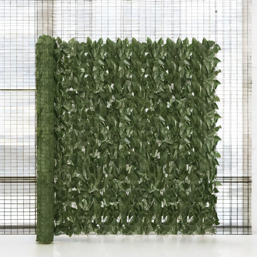 Gard Viu Artificial cu Frunze Realistice 1x3m - Decor Premium Exterior Interior, Montaj Facil
