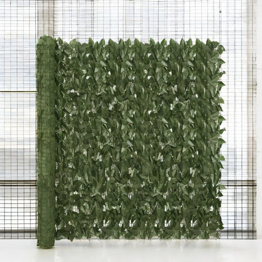 Gard Viu Artificial cu Frunze Realistice 1x3m - Decor Premium Exterior Interior, Montaj Facil