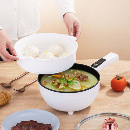 Tigaie Electrica Multifunctionala 2-in-1 cu Capac Transparent, 26cm - Gatire Fara Aragaz