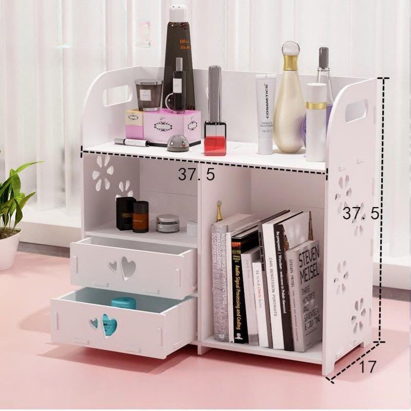 Organizator Multifunctional cu Sertare pentru Birou si Cosmetice - Depozitare Compacta si Eleganta