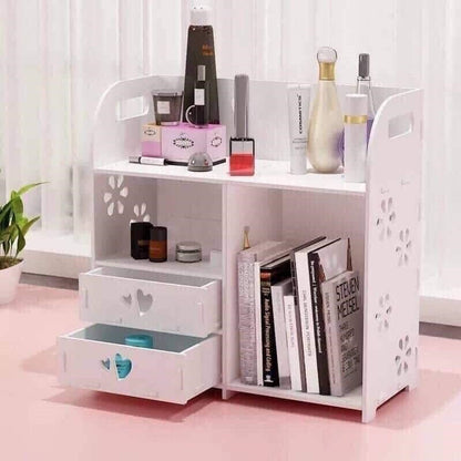 Organizator Multifunctional cu Sertare pentru Birou si Cosmetice - Depozitare Compacta si Eleganta