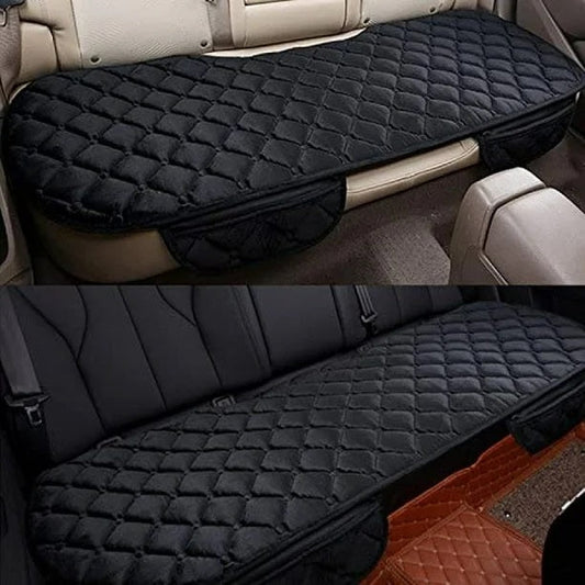 Set 3 Huse Auto Premium Universale - Scaune Fata + Bancheta, cu Buzunare Organizatoare, Negru