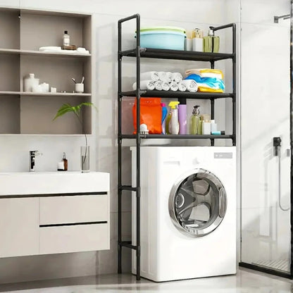 Raft Organizator Universal pentru Masina de Spalat cu 3 Polite - Solutia Perfecta pentru Bai Organizate