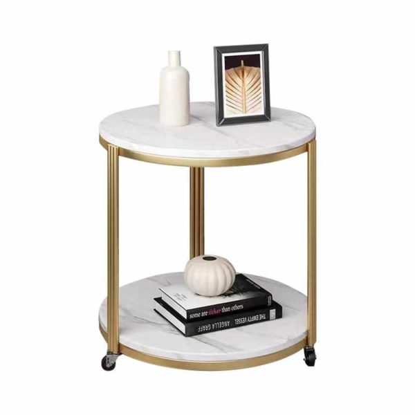 Masa de Cafea Patrata cu 2 Nivele - Design Modern pentru Living