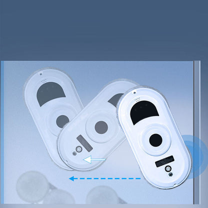Robot Curatat Geamuri Alfabot X7 - Control Remote, Aspiratie 5600Pa, Cap Dublu Helix
