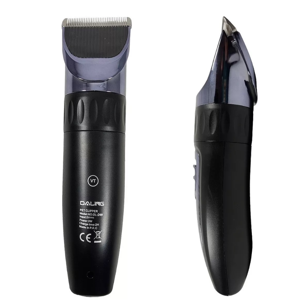 Aparat Profesional Tuns Caini cu Acumulator - Lama Titanium si Cutit Ceramic