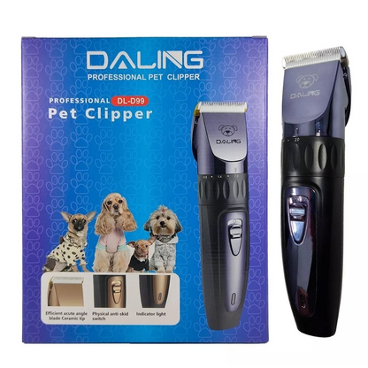 Aparat Profesional Tuns Caini cu Acumulator - Lama Titanium si Cutit Ceramic