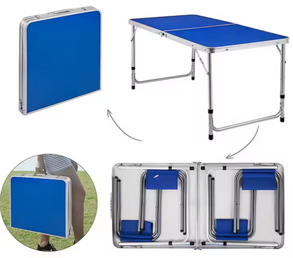 Set Masa Pliabila Camping cu 4 Scaune - Compacta si Portabila pentru Drumetii si Picnic