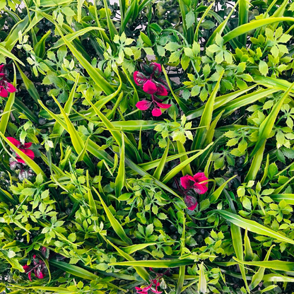Panou Decorativ Plante Artificiale pentru Perete 40x60cm - Verde Natural