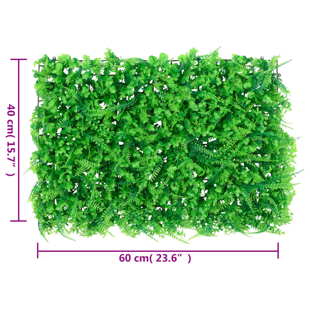 Panou Decorativ Perete cu Plante Artificiale Verzi - 40x60cm - Design Modern Living