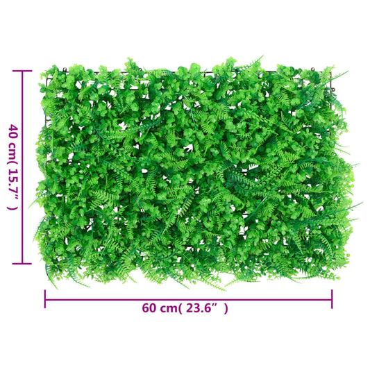 Panou Decorativ Perete cu Plante Artificiale Verzi - 40x60cm - Design Modern Living