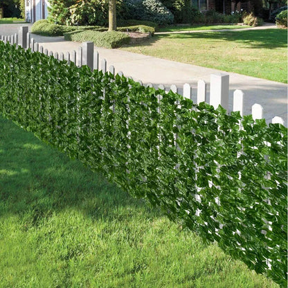 Gard Viu Artificial cu Frunze Verzi 1x3m - Perete Verde Decorativ Interior/Exterior