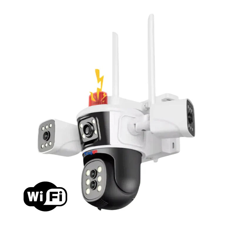 Camera alba tripla WIFI