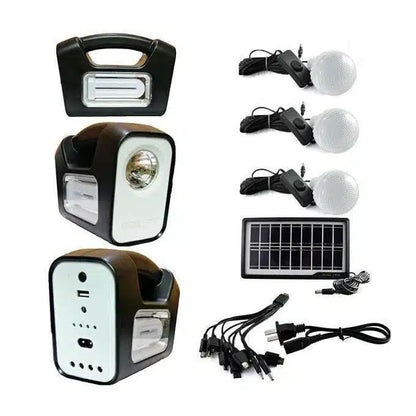 Lampa Solara Kit Solar Camping GDlite, 3 becuri LED