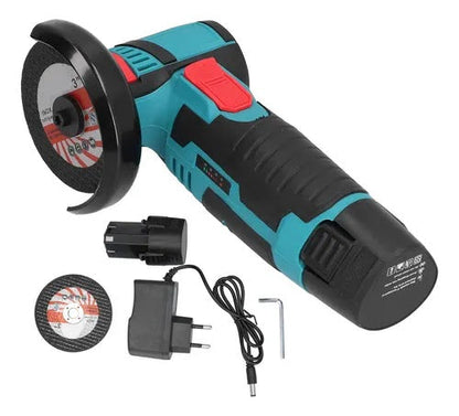 Mini Polizor Unghiular Flex Electric 36V cu 2 Acumulatori, 5 Discuri Incluse