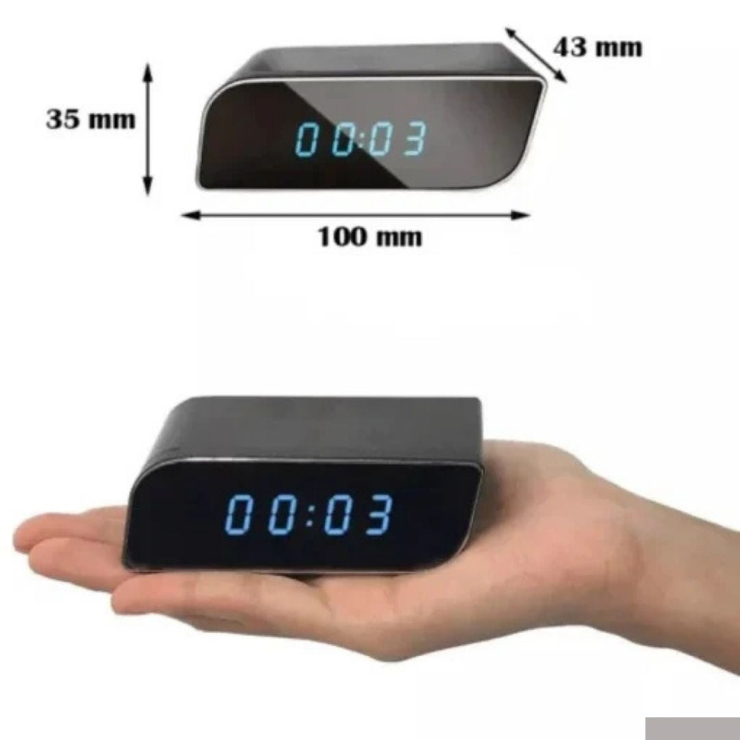 Camera spion WI-FI ascunsa in ceas desteptator + CARD DE MEMORIE