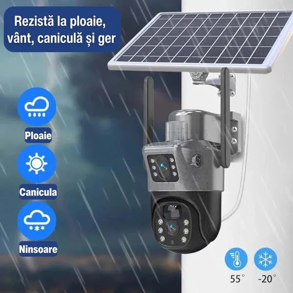 CAMERA LENSO DUBLA CU CARD