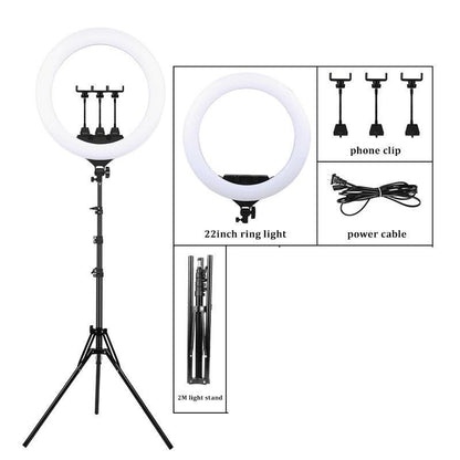 Lampa circulara 56CM Ring Light model Studio, diametru, 450 leduri