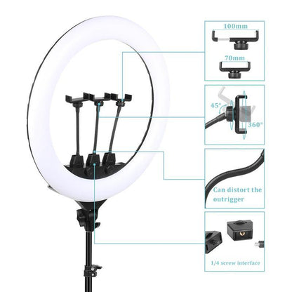 Lampa circulara 56CM Ring Light model Studio, diametru, 450 leduri
