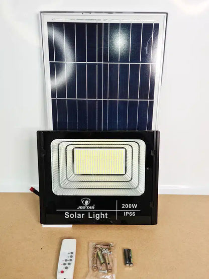 Proiector Solar Jrh 200W Lampa Incarcare Solara si Panou Solar
