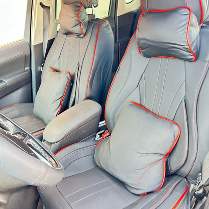 Set Complet Huse Auto Universale - Scaune Fata/Spate, Husa Volan si Pernute Tetiere Incluse