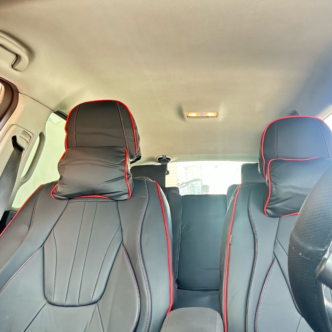 Set Complet Huse Auto Universale - Scaune Fata/Spate, Husa Volan si Pernute Tetiere Incluse
