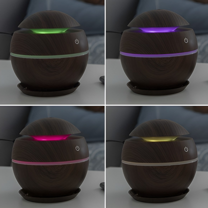 Mini Umidificator Ultrasonic USB cu Difuzor Aromaterapie - Purificator Aer