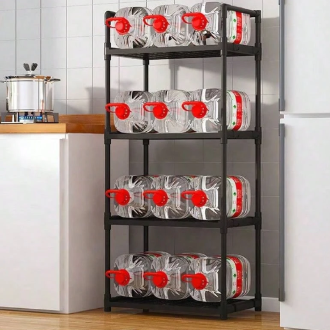 Etajera Bucatarie cu 4 Nivele pentru Microunde si Accesorii - Organizator Multifunctional 115cm