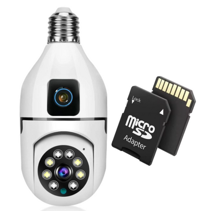 Camera Supraveghere Exterior WiFi Smart - Vedere Nocturna Color, Detectare Miscare + Card 32GB