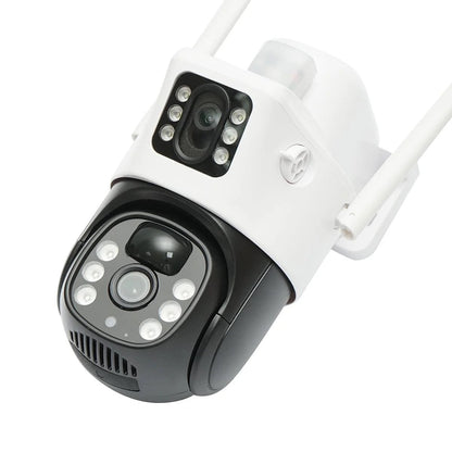 Camera Supraveghere 4G cu Panou Solar si Lentila Duala - Card 32GB Inclus