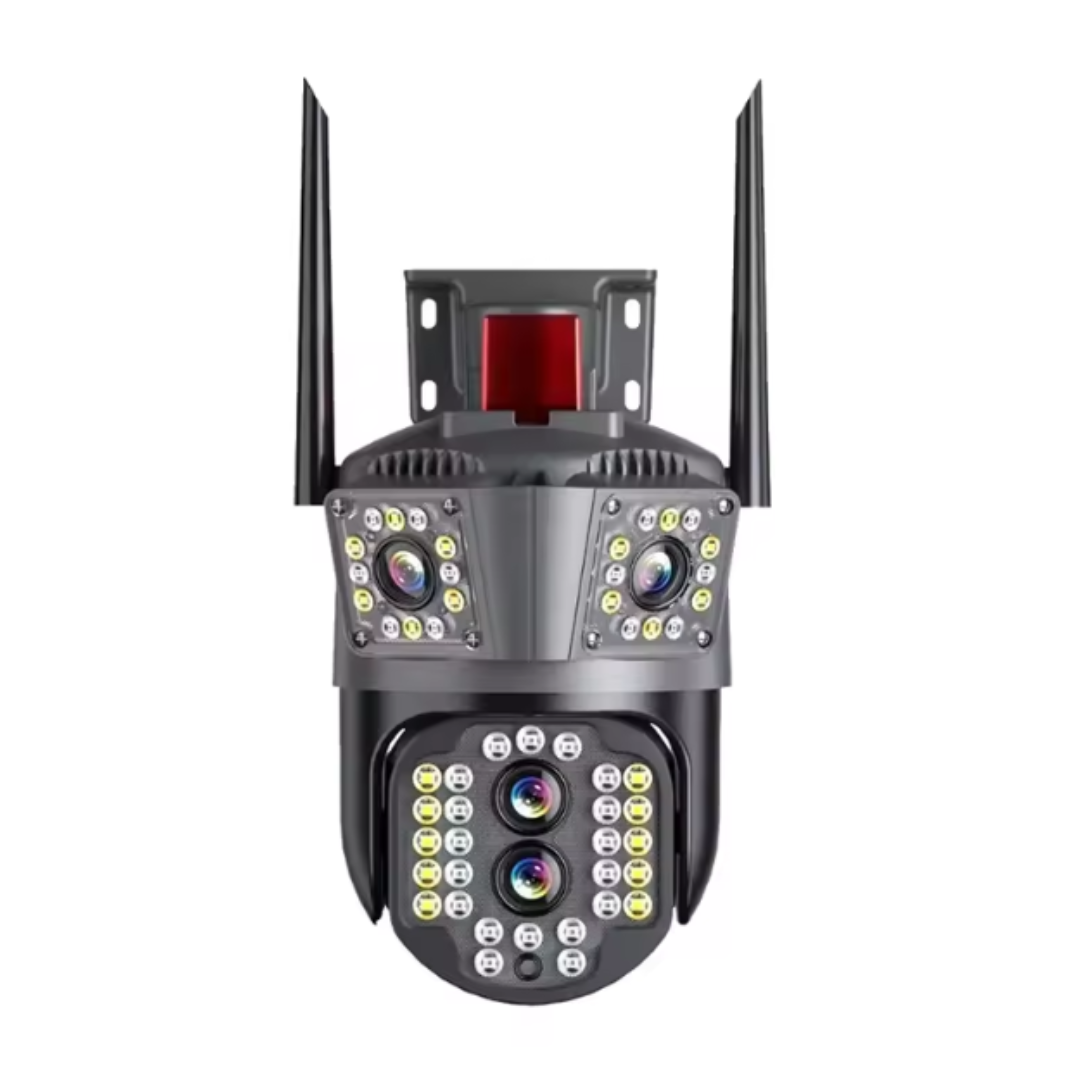 Camera Supraveghere WiFi 12MP Ultra HD cu Zoom 5X si Card 32GB - Pachet Complet Securitate