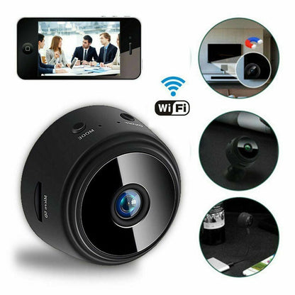 Camera de Supraveghere WiFi 1080p cu Vedere Nocturna + Card MicroSD 32GB - Pachet Complet