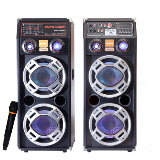 Set Boxe Bluetooth Active Professioale, 800W, Microfon Egalizator 5 benzi