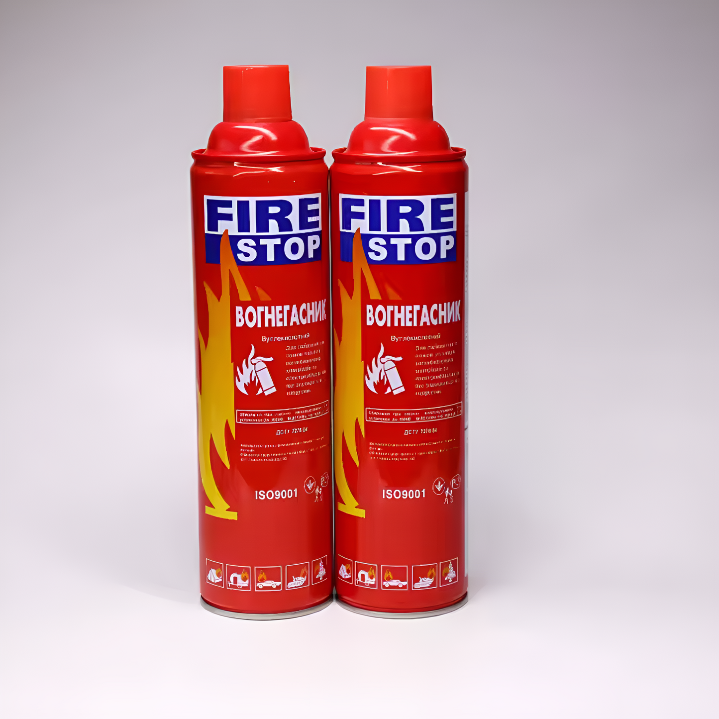 Pachet 1+1 GRATIS Spray Extinctor Fire Stop 1000ml - Protectie Rapida Incendii Casa/Auto/Birou
