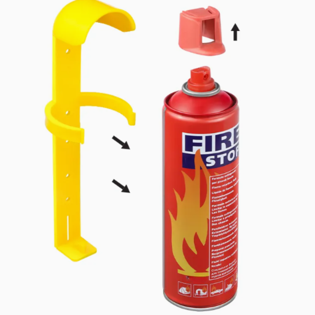 Pachet 1+1 GRATIS Spray Extinctor Fire Stop 1000ml - Protectie Rapida Incendii Casa/Auto/Birou