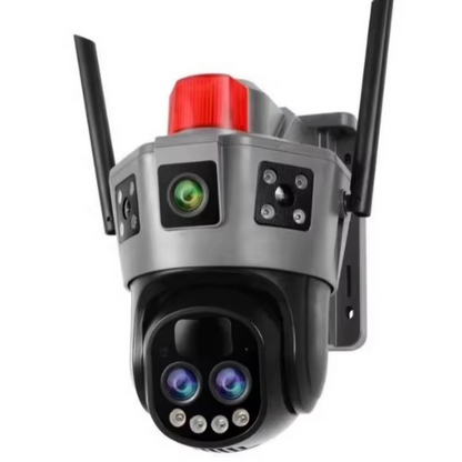 Camera Supraveghere 4G PTZ Solara 360° cu Dual Lens, Viziune Color Nocturna si Audio Bidirectional