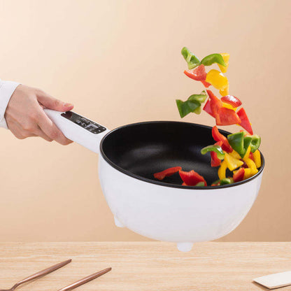 Tigaie Electrica Multifunctionala 2-in-1, 30cm, Cu Capac Transparent - Gatit Rapid Fara Aragaz