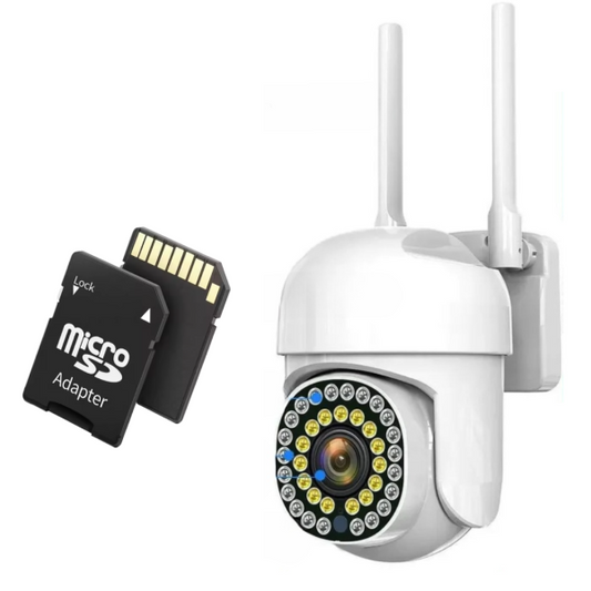 Camera Supraveghere WiFi cu 5 Antene, Sunet Bidirectional si Card 32GB - Monitorizare Completa 24/7